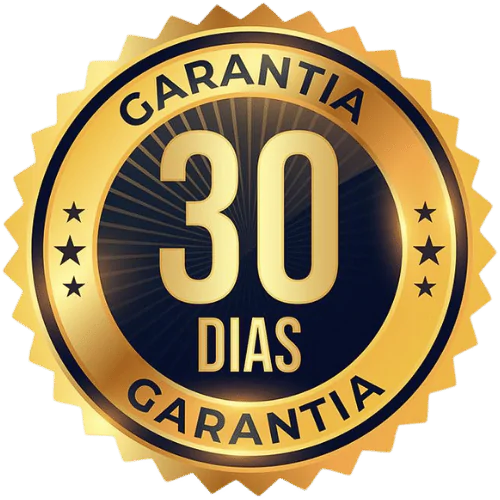 Garantia incondicional de 30 dias - Satisfação garantida ou seu dinheiro de volta